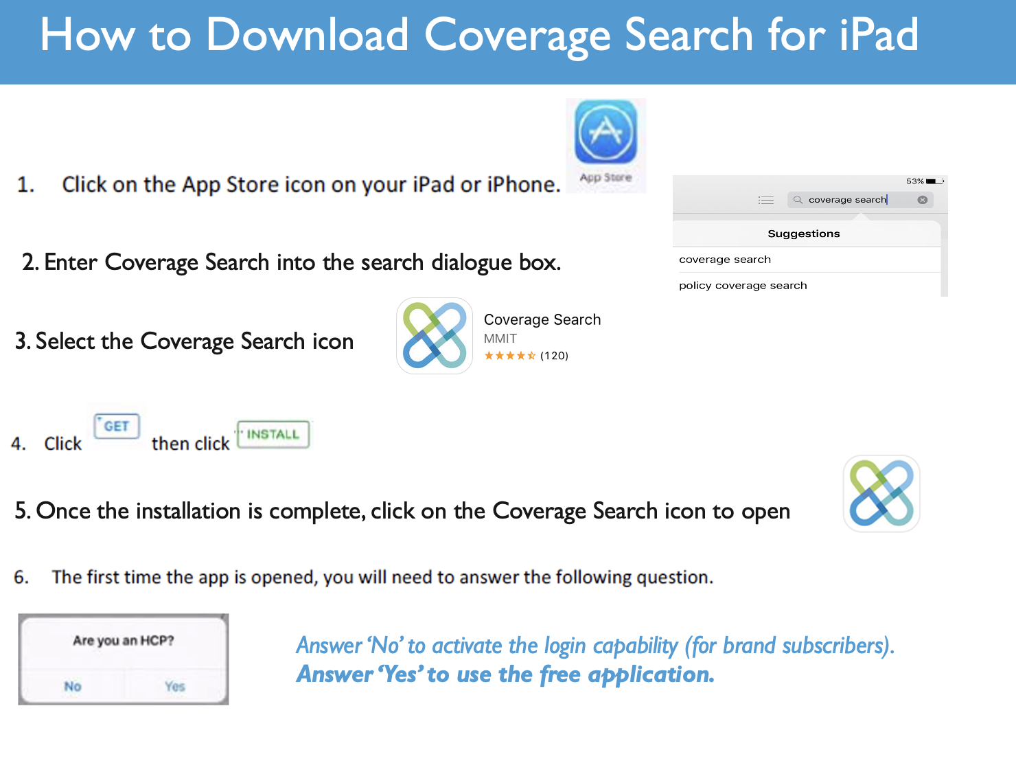 MMIT Formulary App - User Instructions